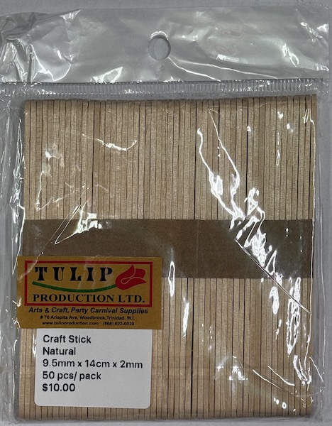 Craft Stick 14cm Natural